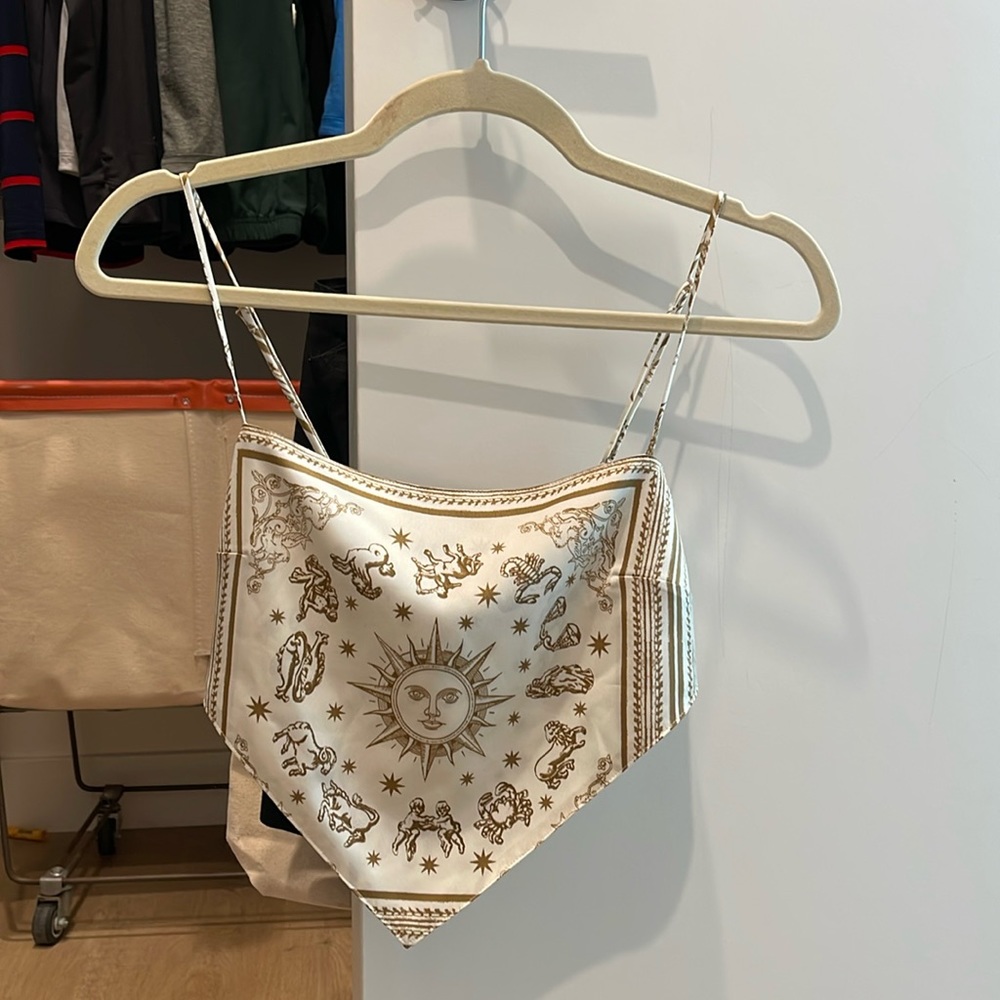 Danielle Bernstein handkerchief top